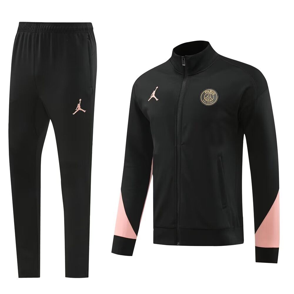 AAA Quality Paris St Germain 24/25 Tracksuit - Pink/Black